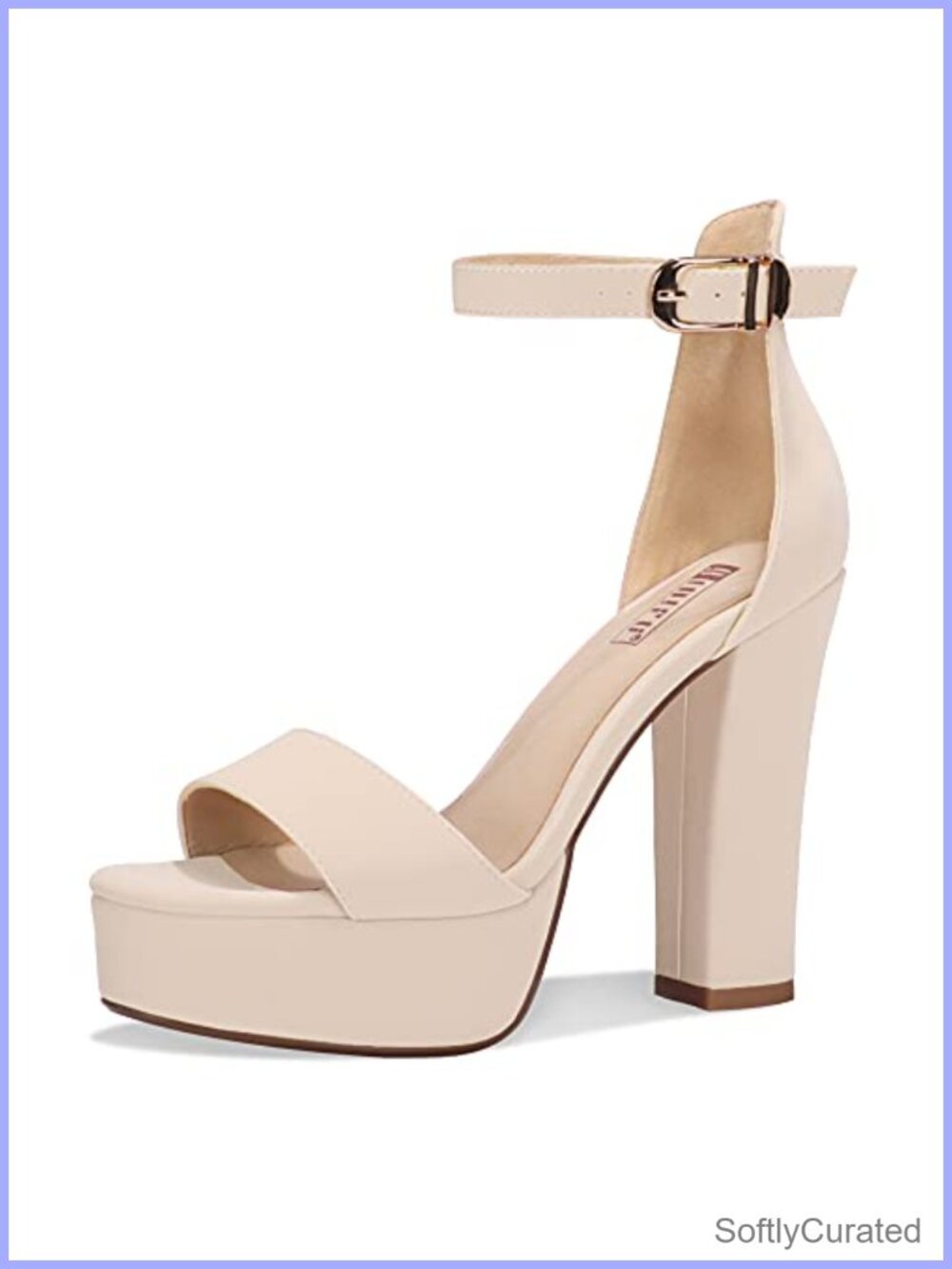 Platform Chunky High Heel Sandals Open Toe Ankle Strap Dress